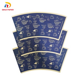 Bottom price China Waterproof Flexo Offset Printing Paper Cup Fan