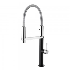 Kitchen Faucets with Pull Down Sprayer Spring Single Handle