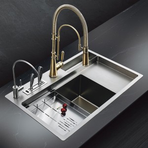 Luxury Handmade Sink SUS304 Stainless Steel Sink NM623H