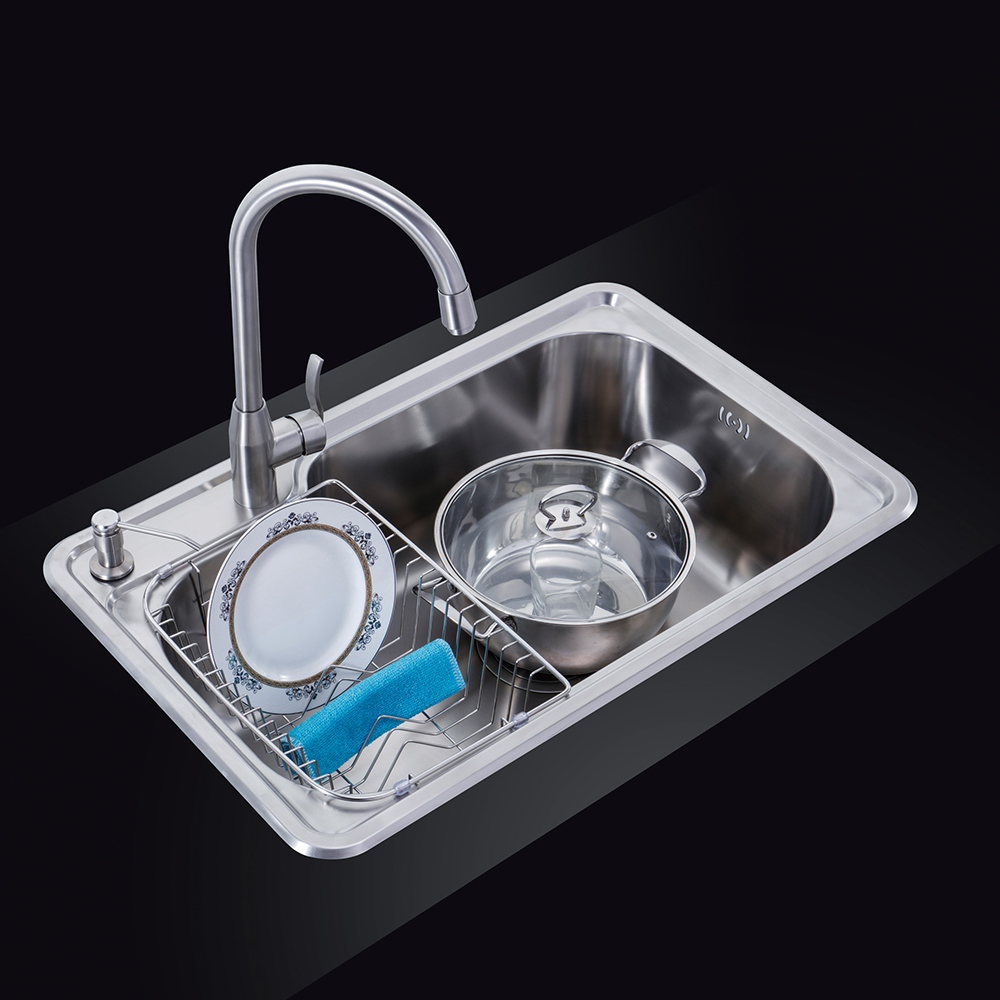 Stainless Steel Pressing Double Bowl Kitchen Sink Featured Image