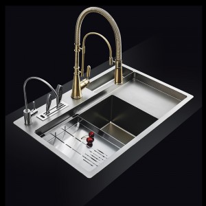Luxury Handmade Sink SUS304 Stainless Steel Sink NM623H