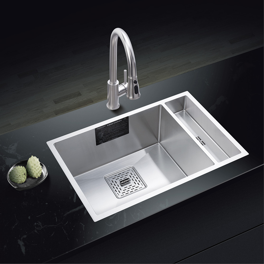 Handmade Sink Custom Sizes Stainless Steel Double Bowl Kitchen Sinks NU558 Featured Image