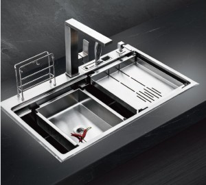 Multi-function Stainless Steel Kitchen Sink With Knife Hole