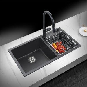 High Quality Quartz-granite Sink One Piece Sink AM8648