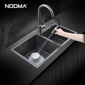 Handmade Stainless Steel Sink With Double Bowl