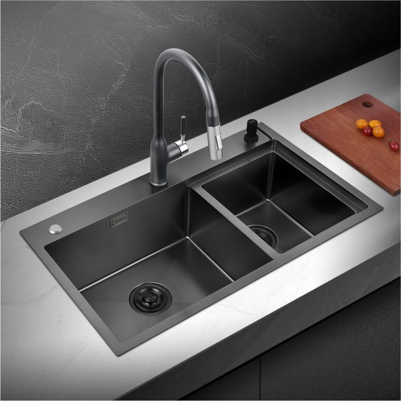 Versatile Stainless Steel One Piece Stretch Sink MT8048DB Featured Image