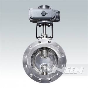 Double Flange Triple offset Butterfly Valve