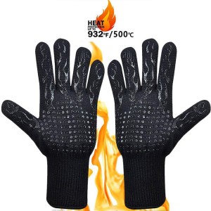دستکش باربیکیو مایکروویو محافظ باربیکیو مقاوم در برابر حرارت BBQ عایق