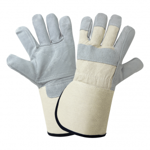 leather palm work gloves cowhide leather suede finalsafety glove