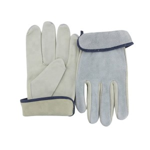 AB Grade Best Insulated Electric Proof Goatskin Leather Driver Glove Construction Work Gloves