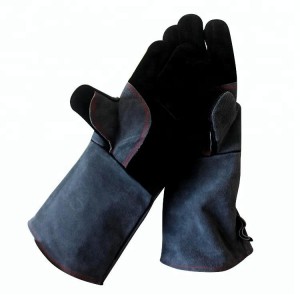 Liatlana tsa Letlalo la Oven Grill Heat Resistant Cooking Barbecue Gloves for Burns BBQ Steam Gloves