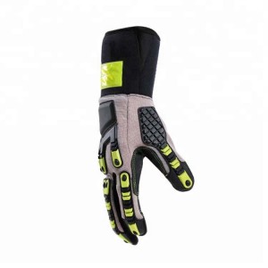 Carpenter Gloves ຖົງມືຄວາມປອດໄພການຂຸດຄົ້ນບໍ່ແຮ່ຕ້ານການສັ່ນສະເທືອນ