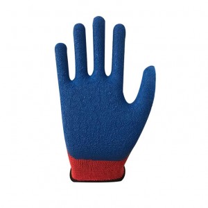 Child Breathable Latex Dipping Glove Outdoor Play Glove yokhala ndi Cartoon Dinosaur Print Yellow Blue Cute Protection Glove