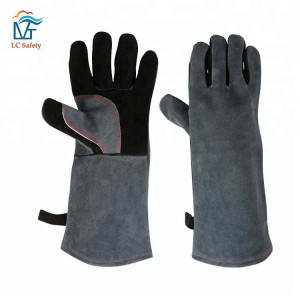Leather Oven Grill Heat Resistant Cooking Barbecue Gloves for Burns BBQ Steam Gloves