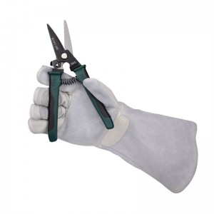 Vacca Suede Leather Scratch Probatur Glove for hortulanus Rusticus Opus Handjob Sutura Calor Protection Glove