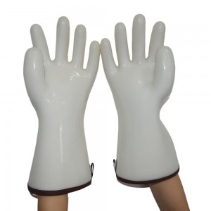 Engros flydende silikone ryger ovn handsker mad kontakt kvalitet varmebestandige handsker til madlavning