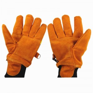 Перчатки пожарно-спасательные со светоотражающей полосой Изоляционная износостойкие прочные перчатки пожарного охраны труда