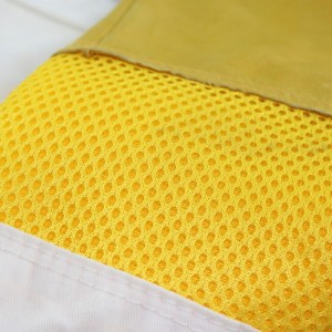 Rumene usnjene zračne čebelarske profesionalne varnostne rokavice Beekeeping Apicultura