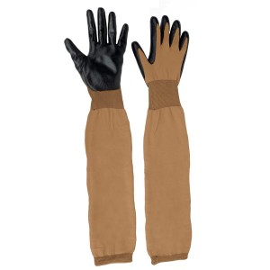 Multipurpose Outdoor and Indoor Thorn Proof Long Sleeve Nitrile Coated Gardening Gloves
