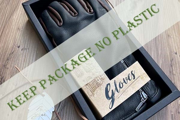 Zaščitne rokavice poskusite zapakirati brez plastične vrečke