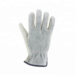 AB Grade Best Insulated Electric Proof Goatskin Leather Driver Glove Construction Work Gloves
