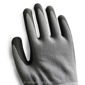 15g Nylon Nitrile Ultrafine Foam Palm Coated Viwanda Usalama Mkono Gloves Jumla