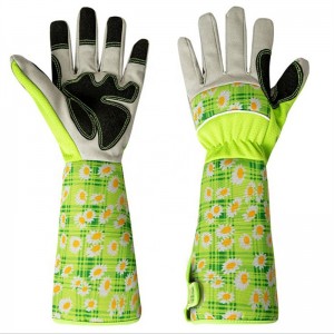 Anti Stab Rose Purning Women Gardening Work Gloves Microfiber Long Sleeve Durable Gloves