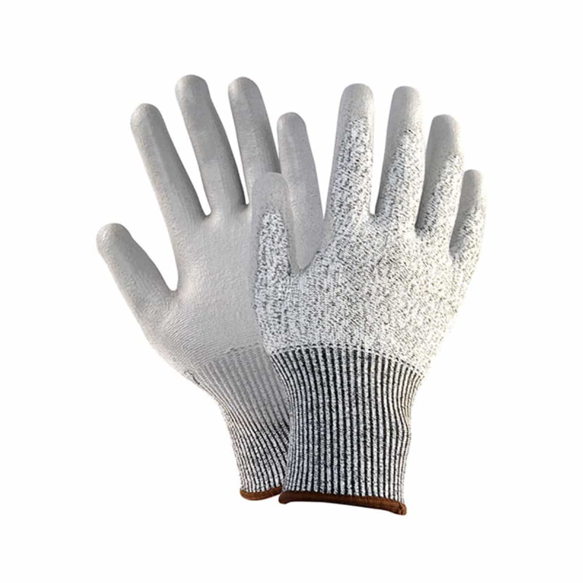 13 Gauge Grey PU Palm Coated Cut Resistant Glove