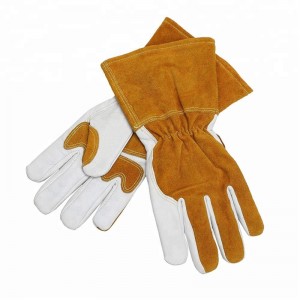 Kudyara Basa Kudzivirira Goatskin Leather Gardening Gloves