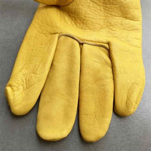 Sleeve dirêj Gardening Glove Elastic Wrist Strap Grip Garden Glove