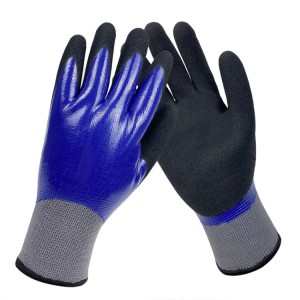 Waterproof Latex Karét Double Coated PPE Protection Sarung