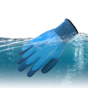 Водонепроникні захисні рукавички ЗІЗ з подвійним покриттям з латексної гуми