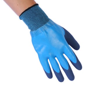 دستکش حفاظتی PPE لاستیکی لاتکس دو روکش ضد آب