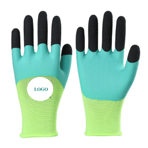 Latex Rubber Palm Double Dipped Hand Protection Coated Breathable Safety Handschoenen