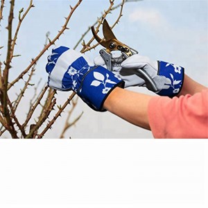 Ladies Goatskin Leather Garden Women Premium Gardening Gloves