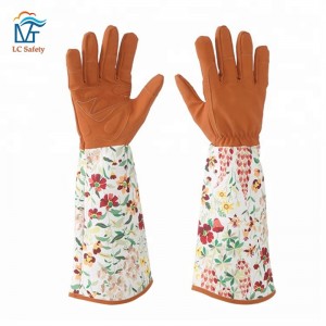 Sleeve Women Leather Gardening Opus Gloves IMPERVIUS Pruning Trimming Glove