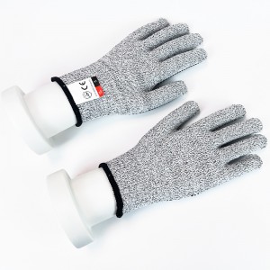 Guantes resistentes a cortes con agarre de punto, los mejores guantes resistentes a cortes recubiertos de PVC para construcción