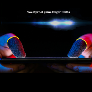 स्वेट प्रूफ नॉन-स्क्रॅच टच स्क्रीन गेमिंग थंब ग्लोव्हज फिंगर प्रोटेक्टर ब्रीदबल गेम कंट्रोलर फिंगर स्लीव्हज
