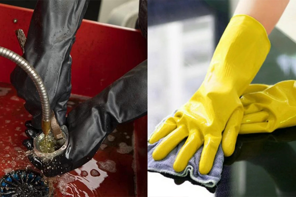 Different latex gloves are used in different life scenes:
