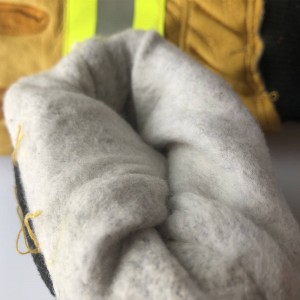Пожежні та рятувальні рукавички зі світловідбиваючою смугою ізоляції. Зносостійкі міцні рукавички для захисту праці.
