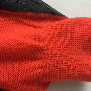 13 Gauge Polyester-Crinkle-Latex-beschichteter Handschuh