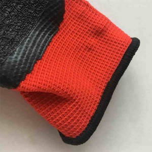 13 Gauge Polyester Crinkle Latex Coated Handskoen