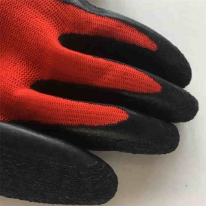 13 Gauge Polyester Crinkle Latex Coated Glove