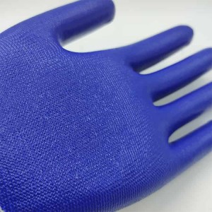 Firm Grip Assembly Gloves Manufacturer Puncture Resistant Gardening Nitrile Coated Gloves