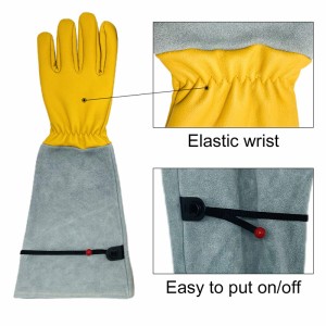 Batho ba baholo ba eco Friendly Gardening Glove Sublimation Wrist Strap Grip Garden Manufactures Glove