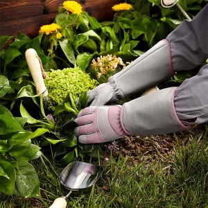 icrofiber Breathable Women Gardening Gloves লাইটওয়েট টেকসই রোপণ সেফটি গ্লাভস