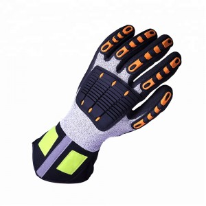 Long Cuff Level 5 Cut Resistant Mechanics Impact Gloves