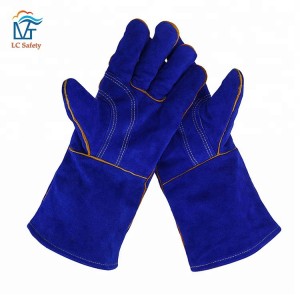 ອຸປະກອນຄວາມປອດໄພອຸດສາຫະກໍາ Cowhide Leather Hand Protect Welding Gloves