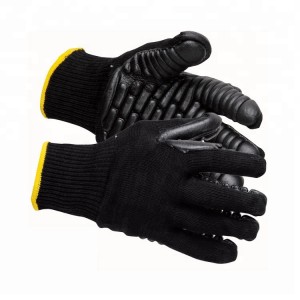 Безбедносне рукавице са гуменом пеном и латексом премазане против вибрација синтетичка гума тпр арбеитс хандсцхухе