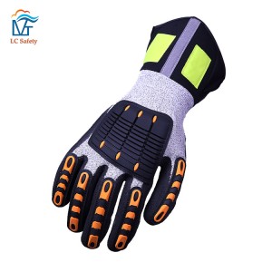 Long Cuff Level 5 Cut Resistant Mechanics Impact Gloves